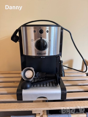 Еспресо машина Star-Light EMD-1515 - Черна/Inox