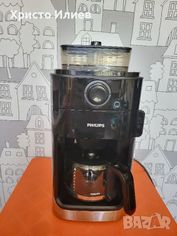 Кафемашина PHILIPS GRIND & BREW HD7767 с кафемелачка и кана, снимка 10 - Кафемашини - 46588747