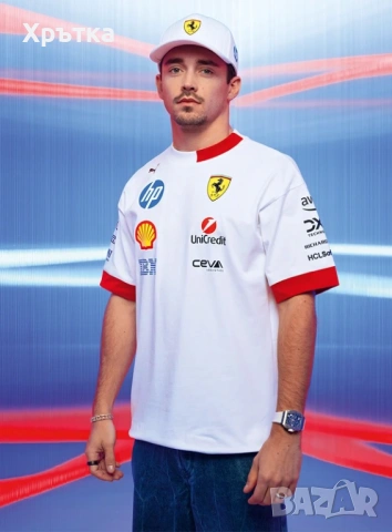 Puma Scuderia Ferrari Miami GP - Оригинална мъжка тениска р-р XL, снимка 3 - Тениски - 54167614