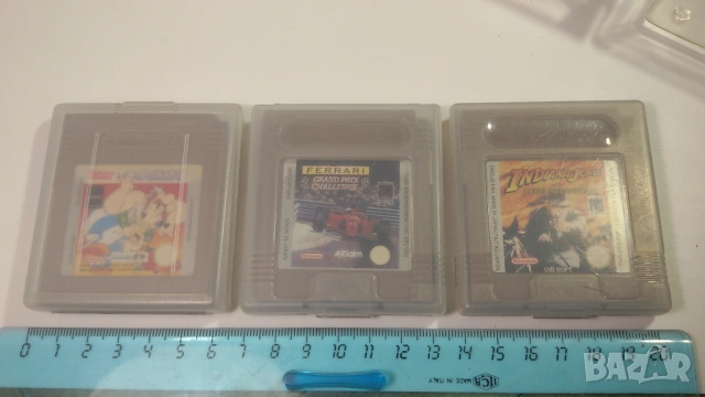 Лот 3 игри за Nintendo Game Boy - Asterix & Obelix, Indiana Jones, Ferrari Grand Prix Challenge