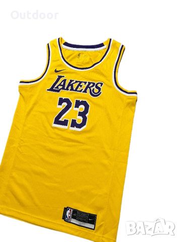 Мъжки потник Nike x NBA Los Angeles Lakers, размер: S , снимка 2 - Тениски - 45082499