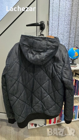 Дънково дебело зимно яке размер L, снимка 6 - Якета - 53138325
