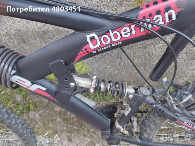 Велосипед 26-ца, Доберман, черен., снимка 5 - Велосипеди - 54263004