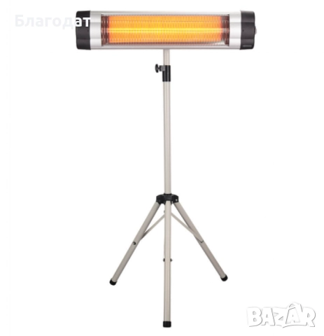 Печка , кварцова, 1500W, инфрачервена, стояща/стенна