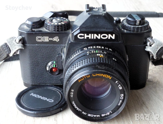 Аналогова камера с обектив и мотор Chinon CE-4., снимка 2 - Камери - 53725537