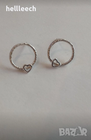 Сребърни обеци, снимка 3 - Обеци - 52772180