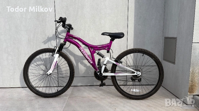 Детски велосипед Muddyfox 24 цола. Скорости Shimano, снимка 2 - Велосипеди - 54111901