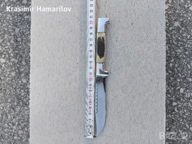 Ръчно изработен нож на Тодор Лалев , снимка 5 - Ножове - 53655611