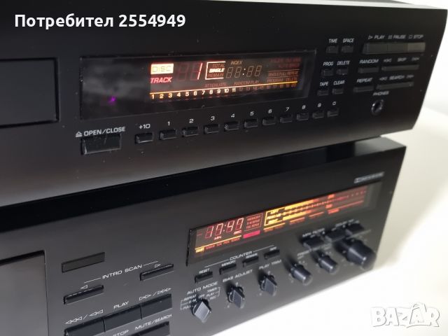 CD плейър Yamaha CDX-530E и касетен дек Yamaha KX-530, снимка 4 - Декове - 46400407