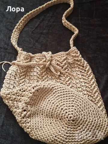 Дамска плетена чанта , снимка 3 - Чанти - 53590267