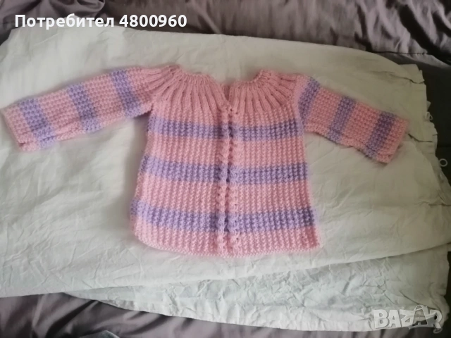 Плетени дрешки, снимка 16 - Жилетки и елечета за бебе - 54238715