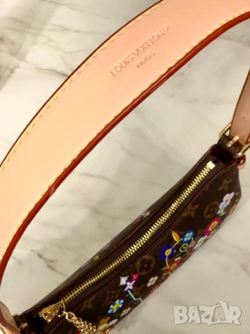 чанти Lv LOUIS VUITTON Pochette LV Bloom ↔️ 24 cm ↕️ 10 cm , снимка 7 - Чанти - 51782363