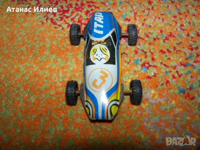 Малка ламаринена количка Старт №3 , соц играчка, снимка 2 - Коли, камиони, мотори, писти - 51131205