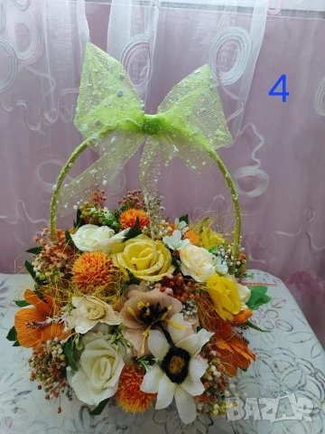 ПРОМО ! Декоративни кошници с вечни цветя / красота за всеки повод !, снимка 6 - Декорация за дома - 53426722