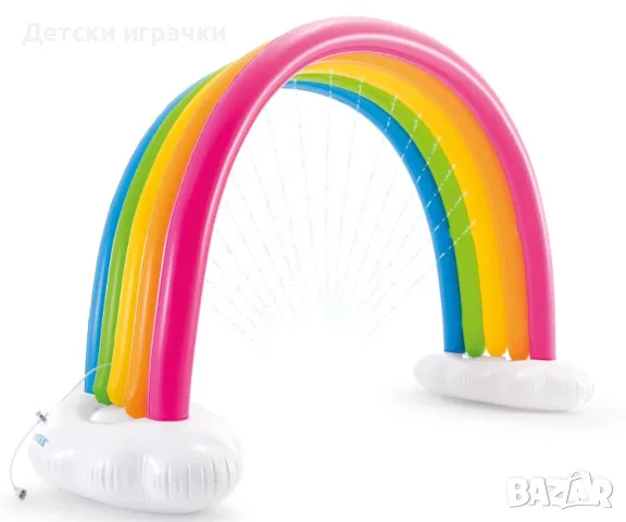 Надуваема пръскалка Дъга INTEX, , снимка 2 - Надуваеми играчки - 50394839