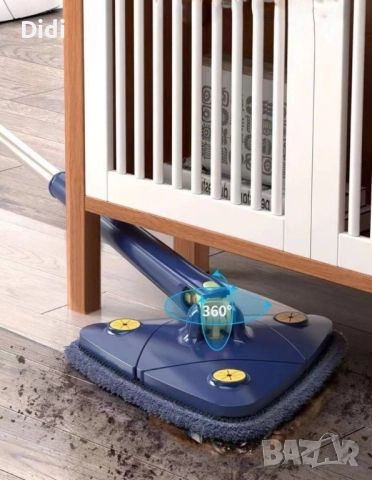 Разтегателен триъгълен MOP за почистване 360° с 3 парцала ПРОМОЦИЯ!, снимка 11 - Други стоки за дома - 49956774