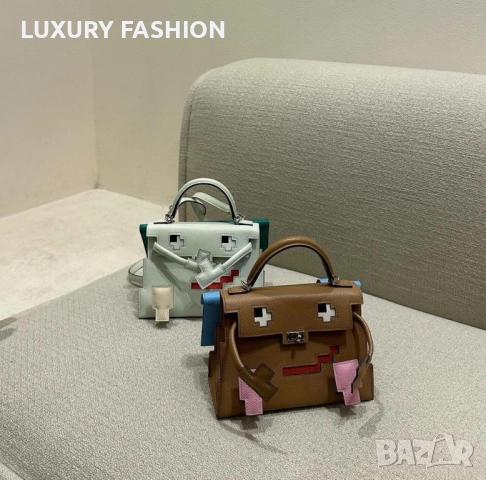 Дамска чанта Hermes Kelly Picto, снимка 5 - Чанти - 51555953