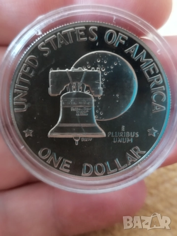 Един долар 1976г.(proof), снимка 2 - Нумизматика и бонистика - 52622299