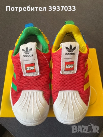 Adidas Superstar Lego детски кецове, снимка 2 - Детски маратонки - 51537120