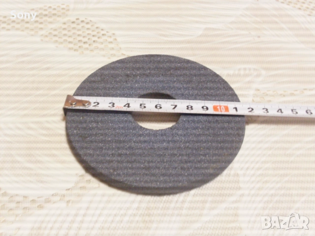 Стар абразивен диск за шмиргел., снимка 3 - Антикварни и старинни предмети - 52681402