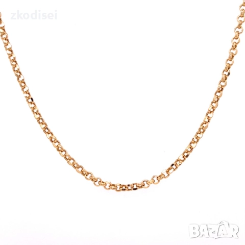 Златен синджир 3,76гр. 52,0см. 14кр. проба:585 модел:34526-1, снимка 2 - Колиета, медальони, синджири - 52467695