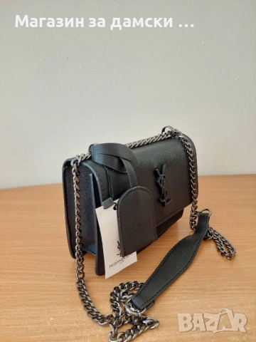 YSL дамска чанта Лукс 2 цвята Код 5511, снимка 7 - Чанти - 53911087