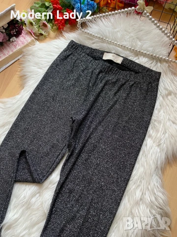 Сребрист лъскав клин Pieces, снимка 2 - Клинове - 50928947