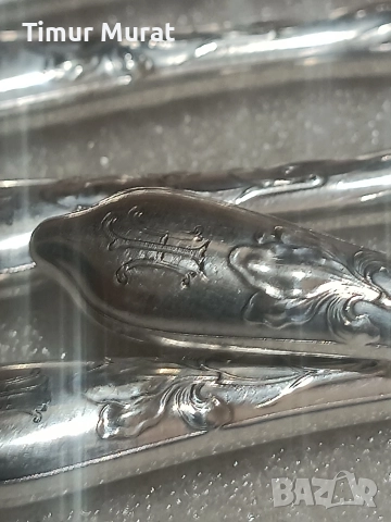 предлагам посребрени прибори 12бр. 100лв, снимка 4 - Прибори за хранене, готвене и сервиране - 52844282