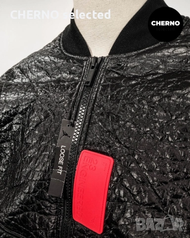 Мъжко бомбър яке NIKE JORDAN 23 Engineered MA-1 Bomber Jacket CD5712-010 – L•XL – Ново с етикети, снимка 15 - Якета - 53669834