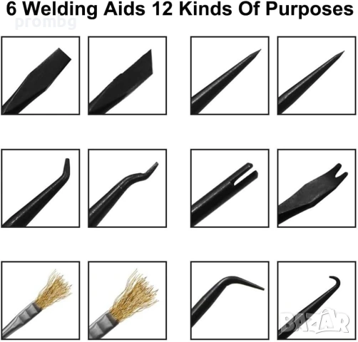 шила, шило 6 бр. за запояване, четки, Германия, снимка 6 - Други инструменти - 25918352