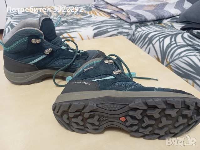 QUECHUA ДАМСКИ ВОДОУСТОЙЧИВИ ТУРИСТИЧЕСКИ ОБУВКИ ЗА ПРЕХОДИ , снимка 5 - Маратонки - 52771364
