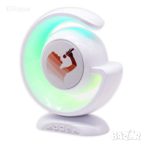 Караоке машина с 1 микрофон и RGB LED светлина, снимка 6 - Друга електроника - 52854572