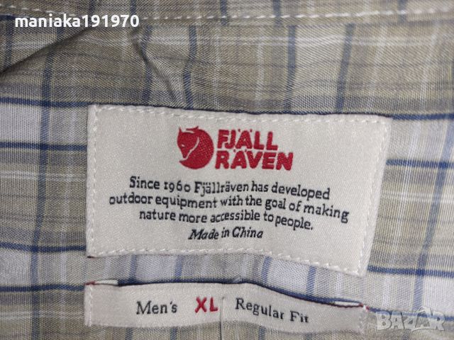 Fjallraven Abisko Cool Shirt LS (XL) спортна риза с дълъг ръкав, снимка 4 - Ризи - 45899452
