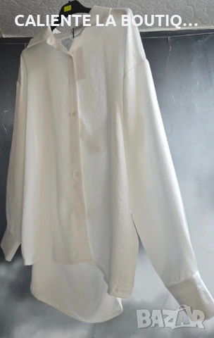 Риза сатен, снимка 3 - Ризи - 54199625