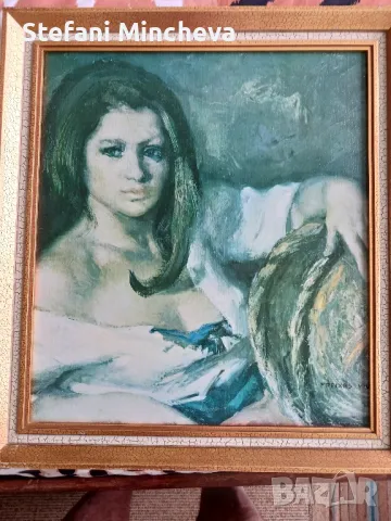 Уникална картина на Freixas Vivo на платно със уникална рамка 52/46см