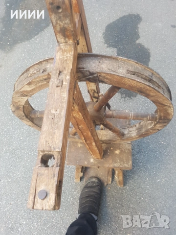 Чакръг с механизъм и педал, снимка 4 - Антикварни и старинни предмети - 53470050