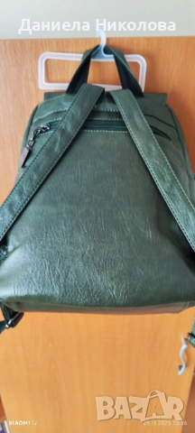 Кожена дамска чанта , снимка 3 - Чанти - 52573236