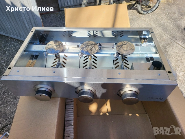 Професионална скара на газ планча H.Koenig Plancha PLX830 с 3 горелки, снимка 10 - Скари - 53746870