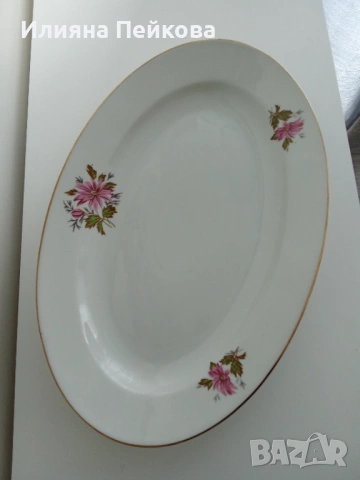 Български порцелан с мотив: "Горски слез", снимка 17 - Сервизи - 53200470