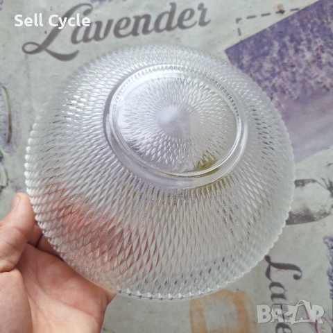 ✅КРИСТАЛНА КУПА - 20 см.❗, снимка 2 - Други - 53989168