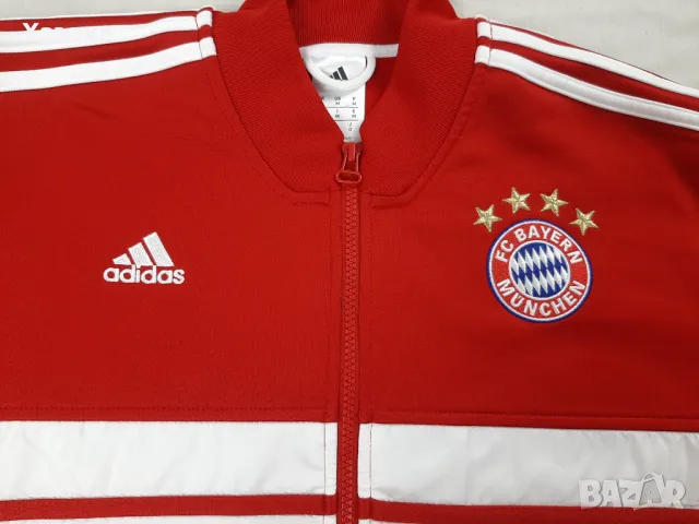 Adidas Bayern Munich - Оригинално мъжко горнище размер M, снимка 5 - Спортни дрехи, екипи - 48777748