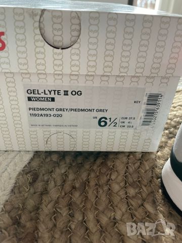 Asics Tiger Дамски маратонки за бягане Gel-Lyte III Og, 37.5 EU, снимка 4 - Маратонки - 46011994