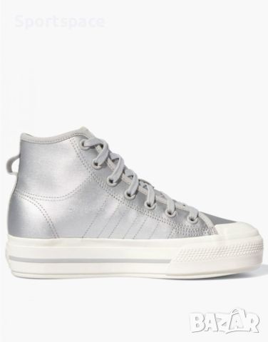 ADIDAS Originals Nizza Platform Mid Shoes Silver, снимка 3 - Маратонки - 46430482