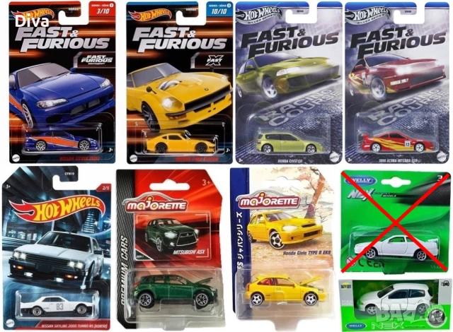  % ПРОМОЦИЯ % Hot Wheels Matchbox колички Honda Nissan Mitsubishi и др., снимка 8 - Колекции - 27973903
