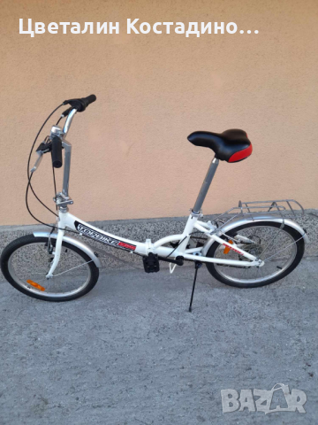 Продава се немско, сгъваемо алуминиево колело 20" цола, снимка 2 - Велосипеди - 45033966