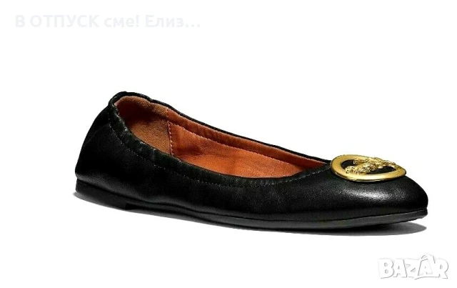 COACH кожени балеринки обувки оригинал естествена кожа, снимка 2 - Дамски ежедневни обувки - 51130538