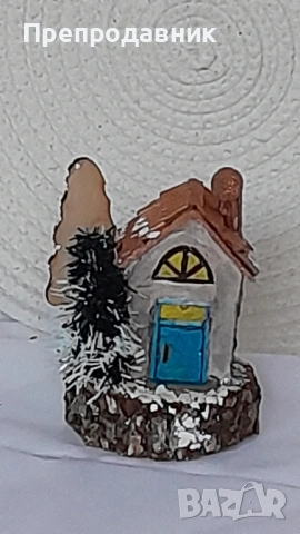 Ръчно изработени миниатюрни къщички "Вълшебното селце" , снимка 4 - Колекции - 54043896