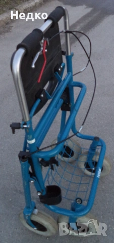 Проходилка сгъваема с една спирачка, снимка 6 - Ролатори - 53671430