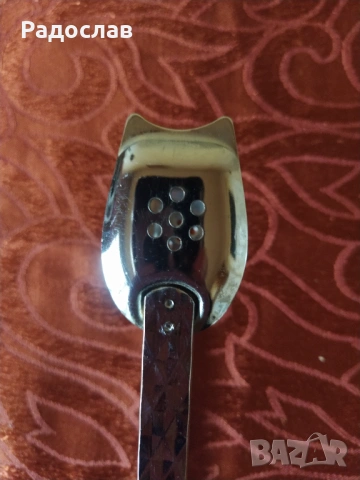 стара английска щипка за сервиране , снимка 5 - Прибори за хранене, готвене и сервиране - 54063673