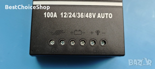 100A MPPT соларен контролер за зареждане 12V 24V 36V 48V LCD дисплей 100V, двоен USB, снимка 4 - Друга електроника - 54215862